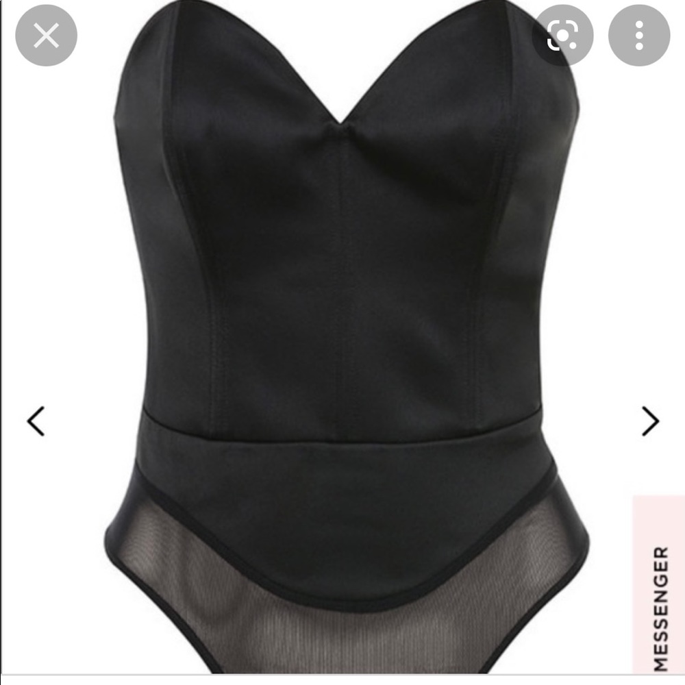 Trixie satin bodysuit by house of Cb - beautiful high quality